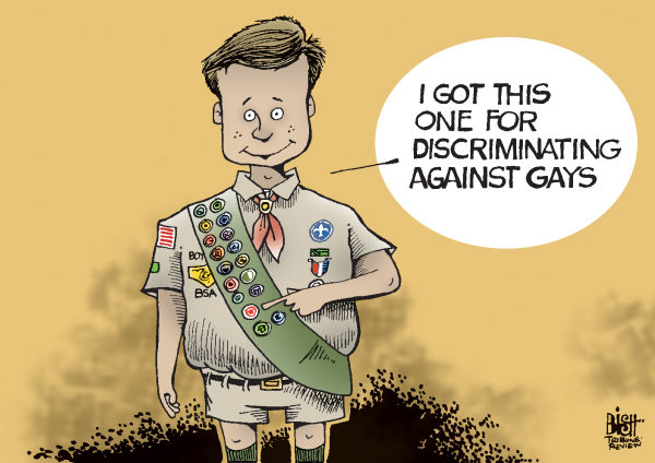 Boy Scout Discrimination Comic