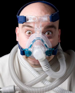 Frustrated CPAP Patient