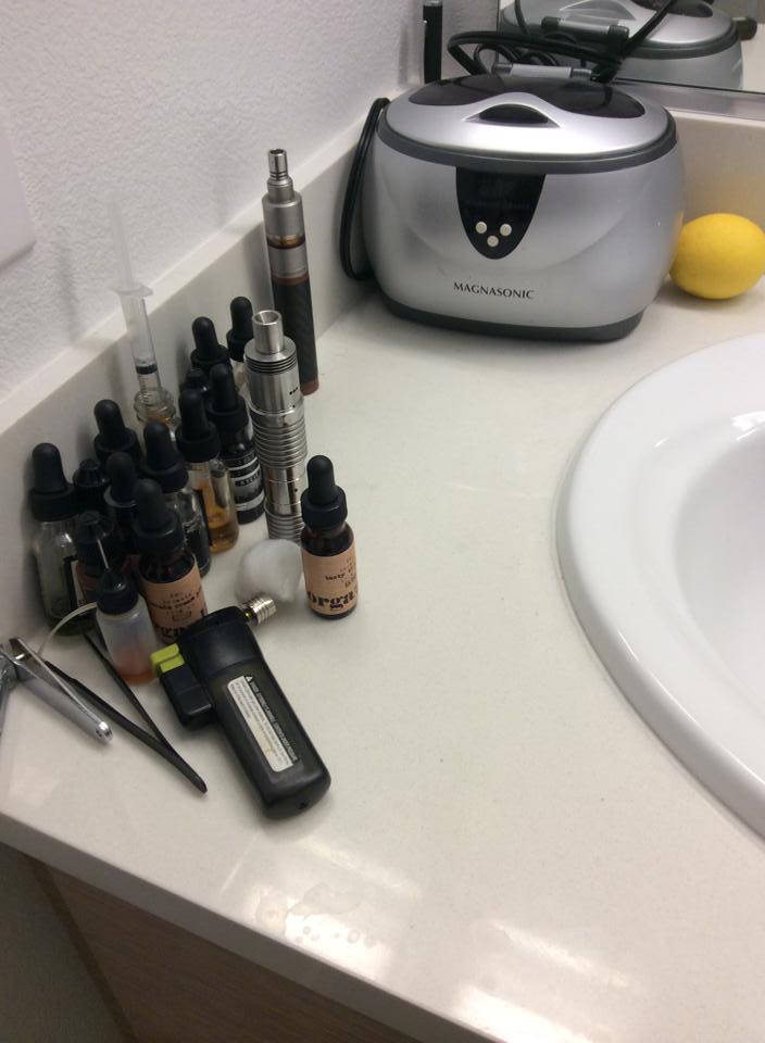 Boris's collection of vapor pipes and liquids