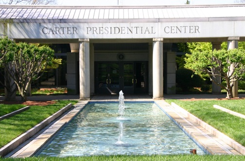 The Carter Center and reflecting pool